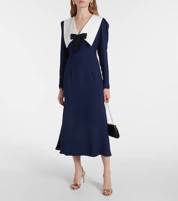 Midikleid Envers aus Satin | Alessandra Rich