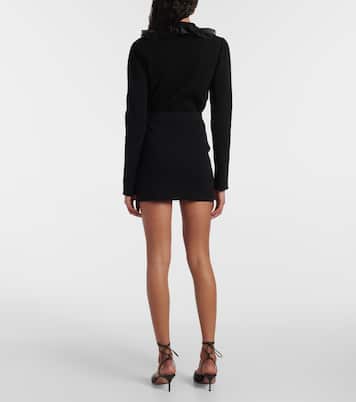 Minirock aus Wolle und Kaschmir | Alessandra Rich