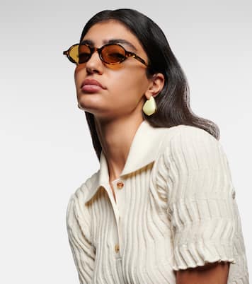 Classic oval sunglasses | Bottega Veneta