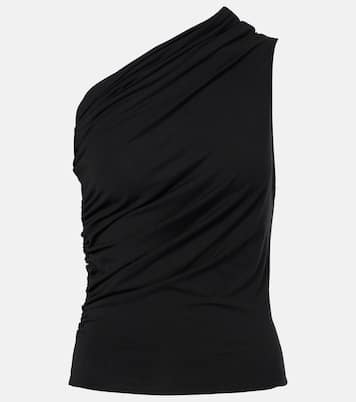One-Shoulder-Top Pillar aus Jersey | Entire Studios