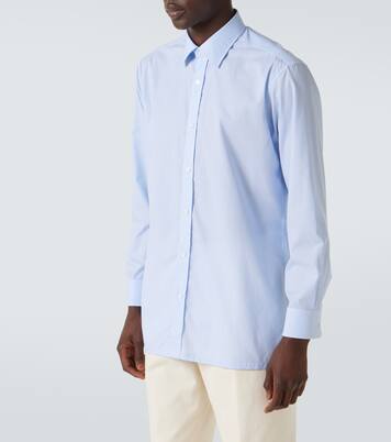 Cotton poplin shirt | Charvet