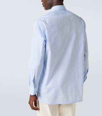 Cotton poplin shirt | Charvet