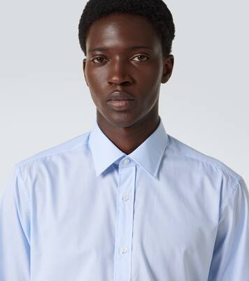 Cotton poplin shirt | Charvet