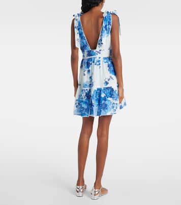 Robe Cara en coton à fleurs | Poupette St Barth