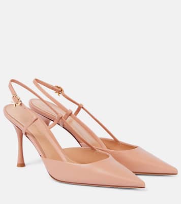 Ascent 85 leather slingback pumps | Gianvito Rossi