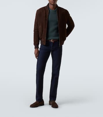 스웨이드 로퍼 | Kiton