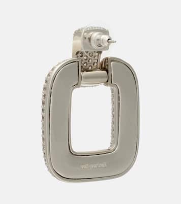 Crystal-embellished drop earrings | Self-Portrait