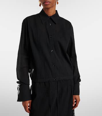 Cropped-Hemd aus Baumwolle | Toteme