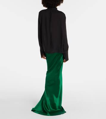 Bluse aus Seidensatin | Tom Ford