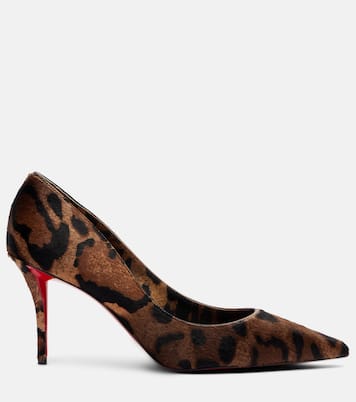 Miss Z 80 leopard-printed calf hair pumps | Christian Louboutin