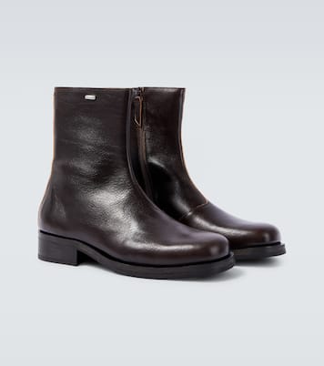 Camion leather ankle boots in brown - Our Legacy | Mytheresa