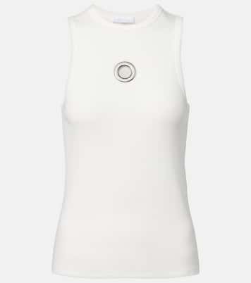 Tank top in misto cotone con cut-out | Rabanne