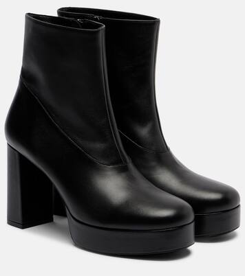 Jodie leather platform ankle boots | Staud