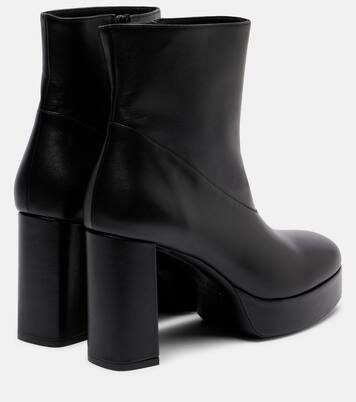 Jodie leather platform ankle boots | Staud
