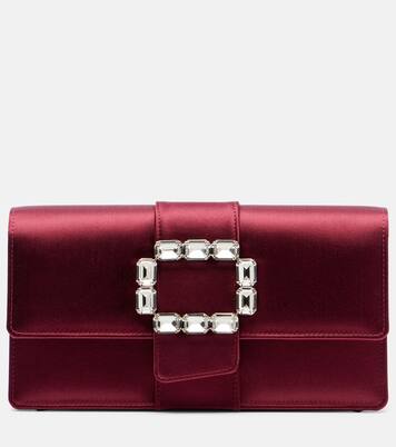 Maycapjou embellished satin clutch | Manolo Blahnik