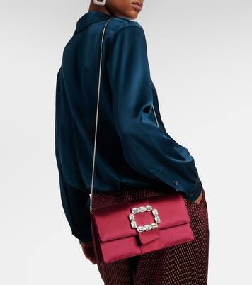 Maycapjou embellished satin clutch | Manolo Blahnik