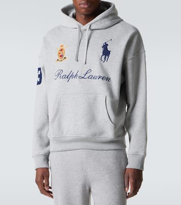 Logo cotton-blend jersey hoodie | Polo Ralph Lauren