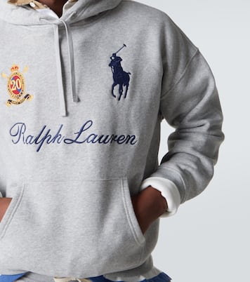 Logo cotton-blend jersey hoodie | Polo Ralph Lauren