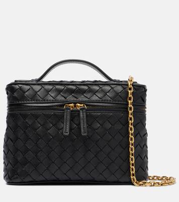 Intrecciato leather crossbody bag | Bottega Veneta