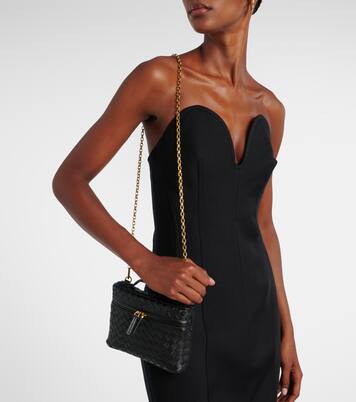 Intrecciato leather crossbody bag | Bottega Veneta