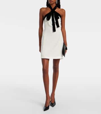 Minikleid Jolie aus Crêpe mit Samt  | Simkhai