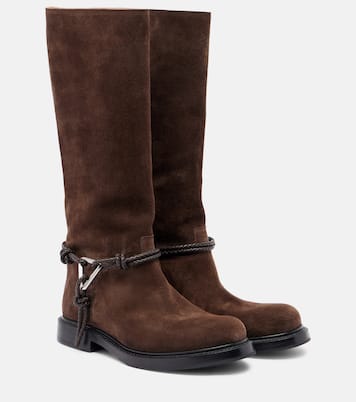 Bottes James Knot en daim | Bottega Veneta