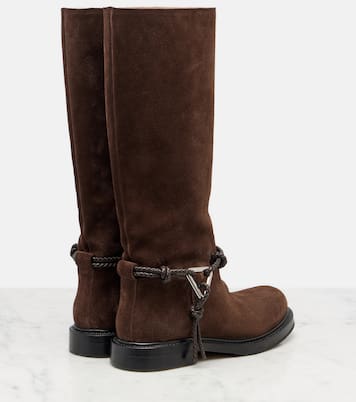 Bottes James Knot en daim | Bottega Veneta