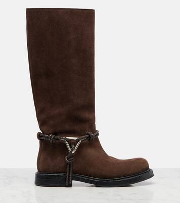 Bottes James Knot en daim | Bottega Veneta