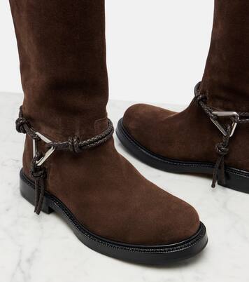 Bottes James Knot en daim | Bottega Veneta