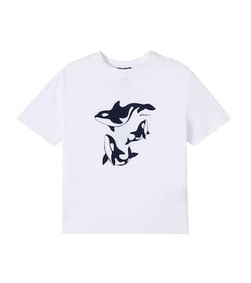 T-Shirt Orcas aus Baumwoll-Jersey | Vilebrequin Kids
