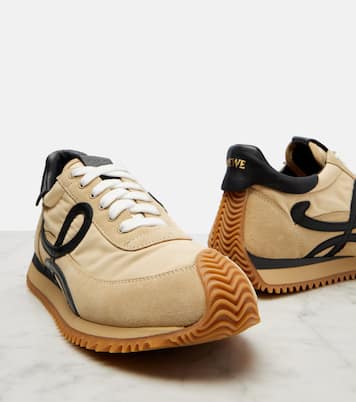 Flow Runner 2.0 suede-trimmed sneakers | Loewe