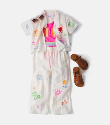 Rosalle embroidered cotton shirt | Molo