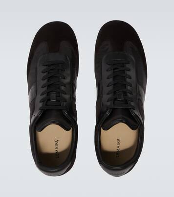 Soft suede-trimmed sneakers | Lemaire