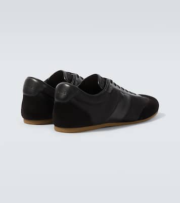 Soft suede-trimmed sneakers | Lemaire