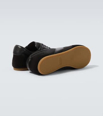Soft suede-trimmed sneakers | Lemaire