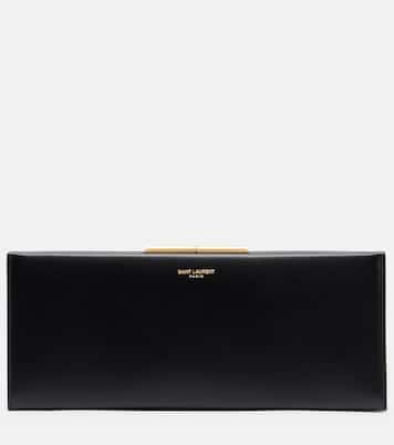 Midnight Small leather clutch | Saint Laurent