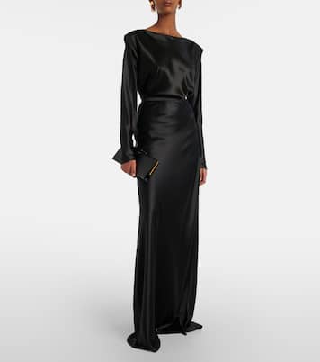 Midnight Small leather clutch | Saint Laurent