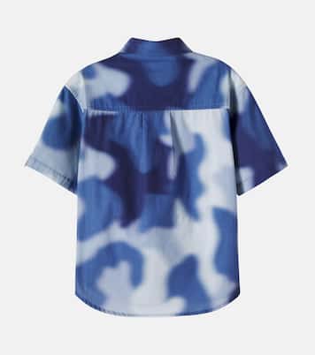 Bedrucktes Hemd aus Baumwollpopeline | Stella McCartney Kids