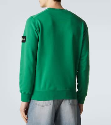 Compass cotton fleece sweatshirt | Stone Island
