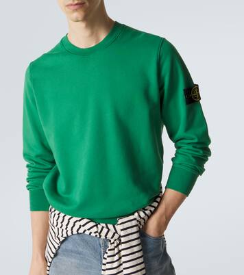 Compass cotton fleece sweatshirt | Stone Island