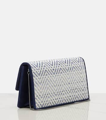 Pochette Capripla en raphia | Manolo Blahnik