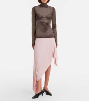 Falda midi asimétrica | Maison Margiela