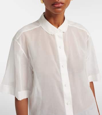 Top de muselina de algodón bordado | Róhe