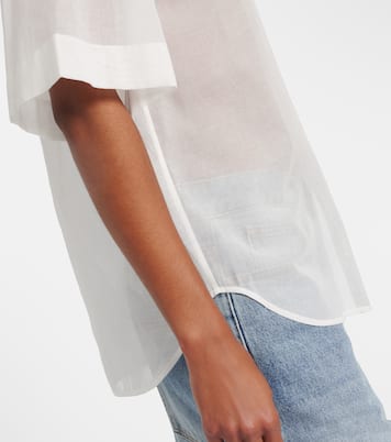 Top de muselina de algodón bordado | Róhe