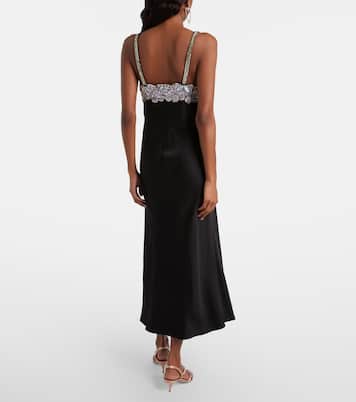 Robe midi à ornements | Valentino