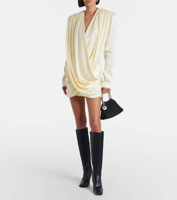 Draped satin minidress | Stella McCartney