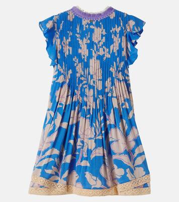 Sasha floral pleated dress | Poupette St Barth Kids