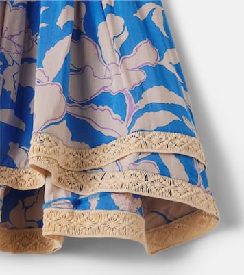 Sasha floral pleated dress | Poupette St Barth Kids