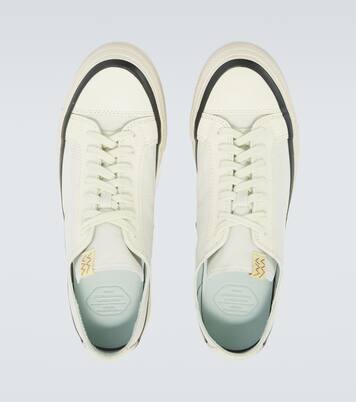 Nolan leather-trimmed canvas sneakers | Visvim