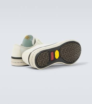 Nolan leather-trimmed canvas sneakers | Visvim